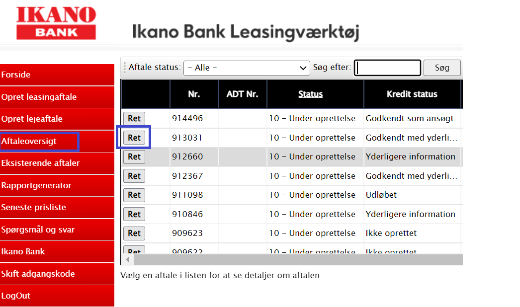 VIP-finanseringsforslag